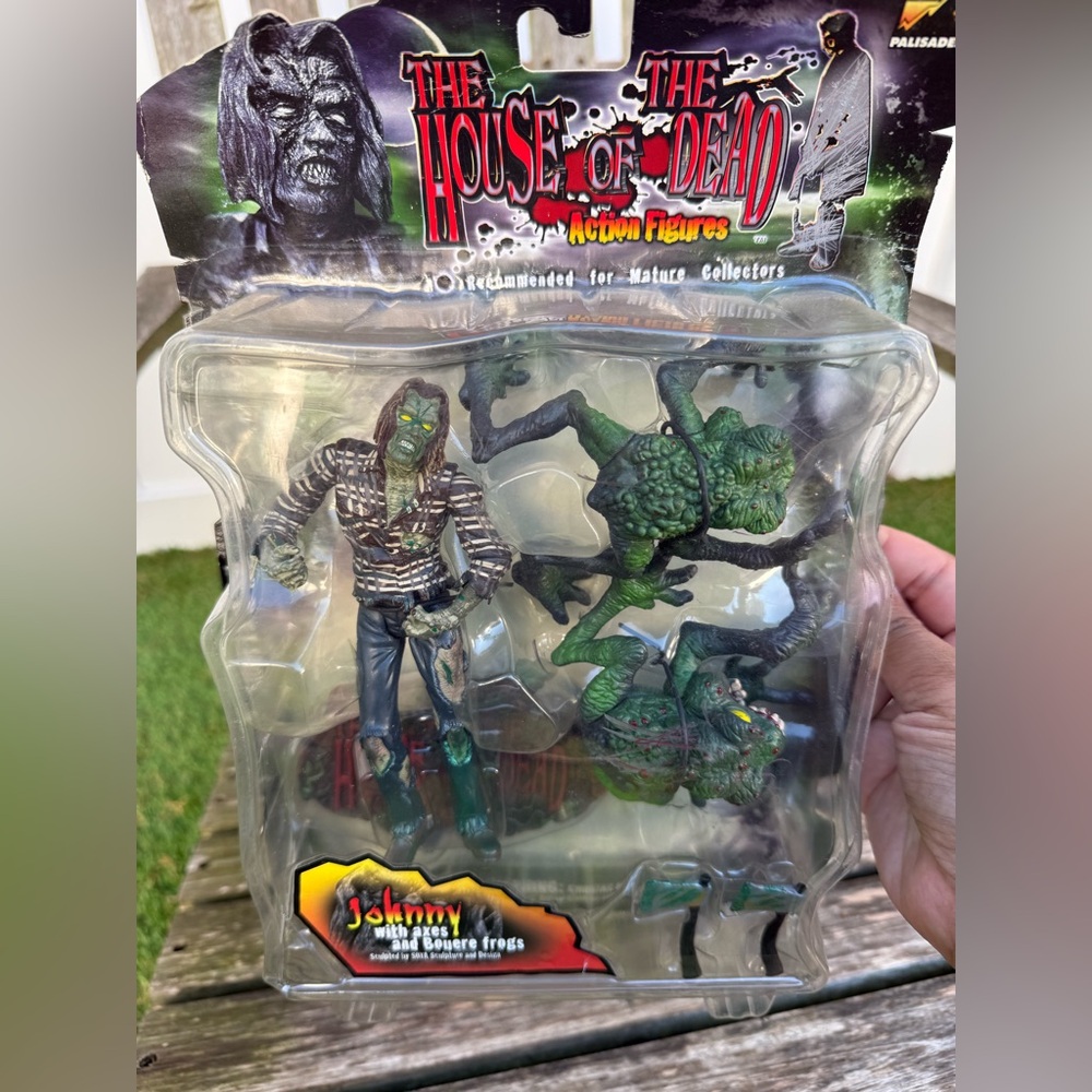 THE HOUSE OF THE DEAD Action Figure JOHNNY with‎ Axes & Bouere Frogs NOS